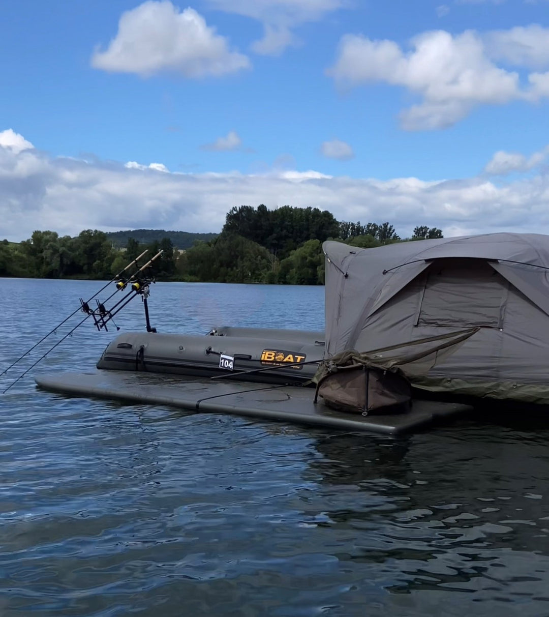 zelt auf boot Großes 6,5m langes Schlauchboot zum Angeln vom Boot online kaufen –  Imperial Fishing GmbH